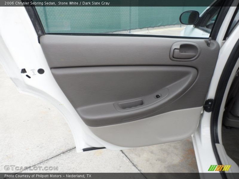 Stone White / Dark Slate Gray 2006 Chrysler Sebring Sedan