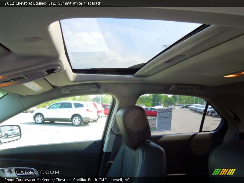 Summit White / Jet Black 2012 Chevrolet Equinox LTZ