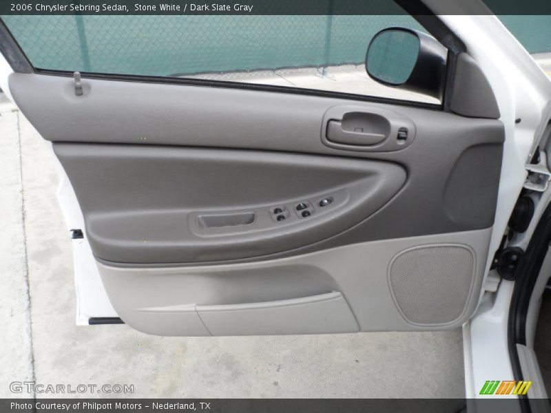 Stone White / Dark Slate Gray 2006 Chrysler Sebring Sedan