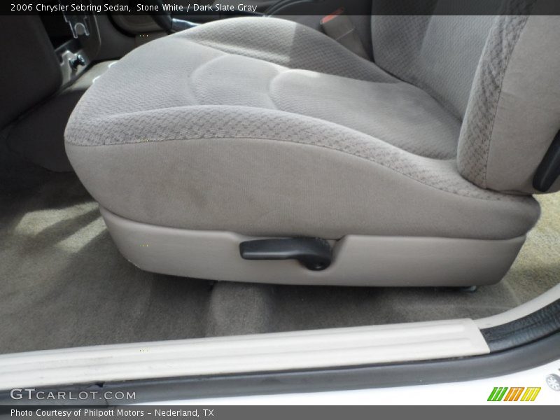 Stone White / Dark Slate Gray 2006 Chrysler Sebring Sedan