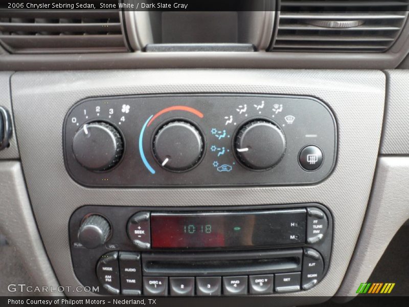 Stone White / Dark Slate Gray 2006 Chrysler Sebring Sedan