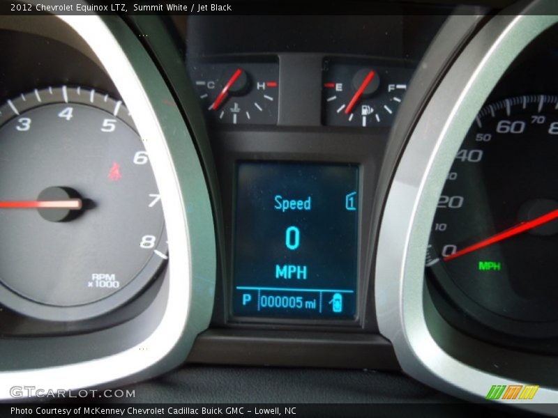 Summit White / Jet Black 2012 Chevrolet Equinox LTZ