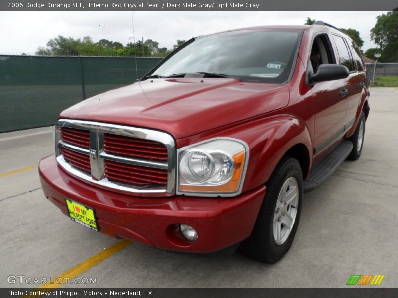 Inferno Red Crystal Pearl / Dark Slate Gray/Light Slate Gray 2006 Dodge Durango SLT