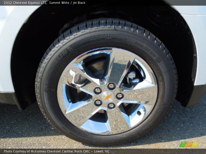 Summit White / Jet Black 2012 Chevrolet Equinox LTZ
