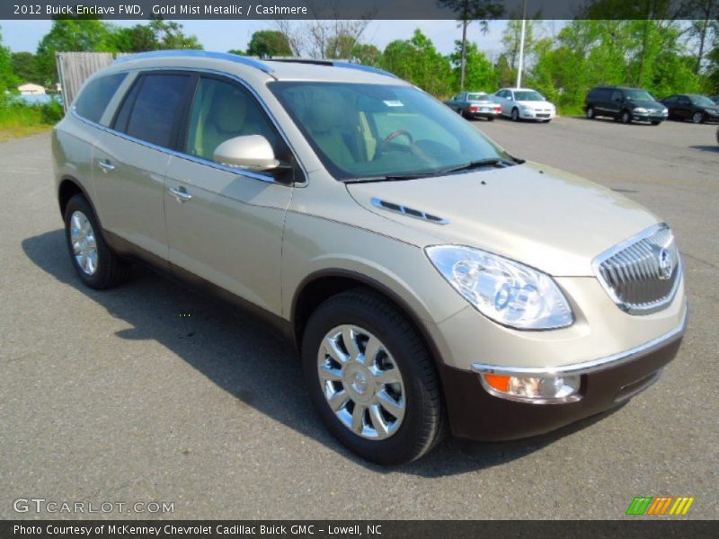 Gold Mist Metallic / Cashmere 2012 Buick Enclave FWD