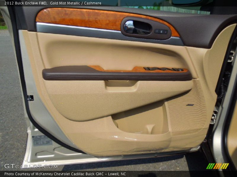 Gold Mist Metallic / Cashmere 2012 Buick Enclave FWD