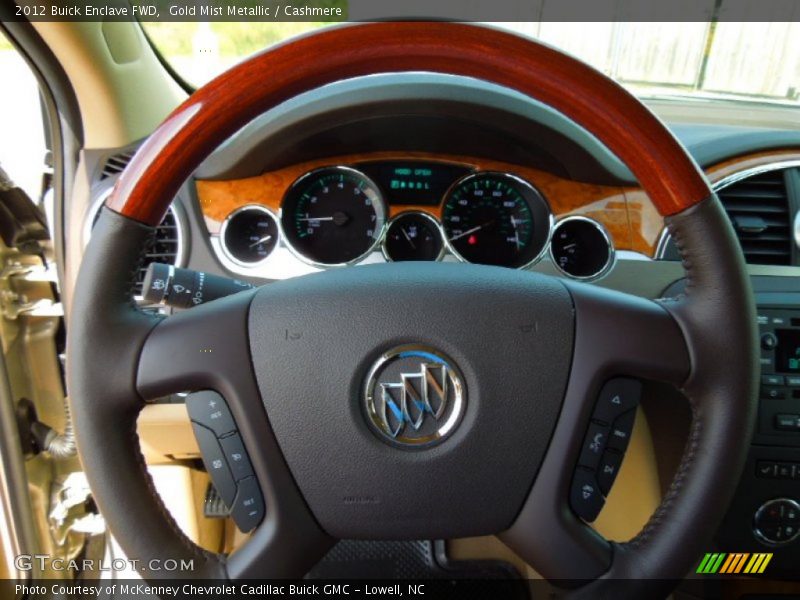 Gold Mist Metallic / Cashmere 2012 Buick Enclave FWD