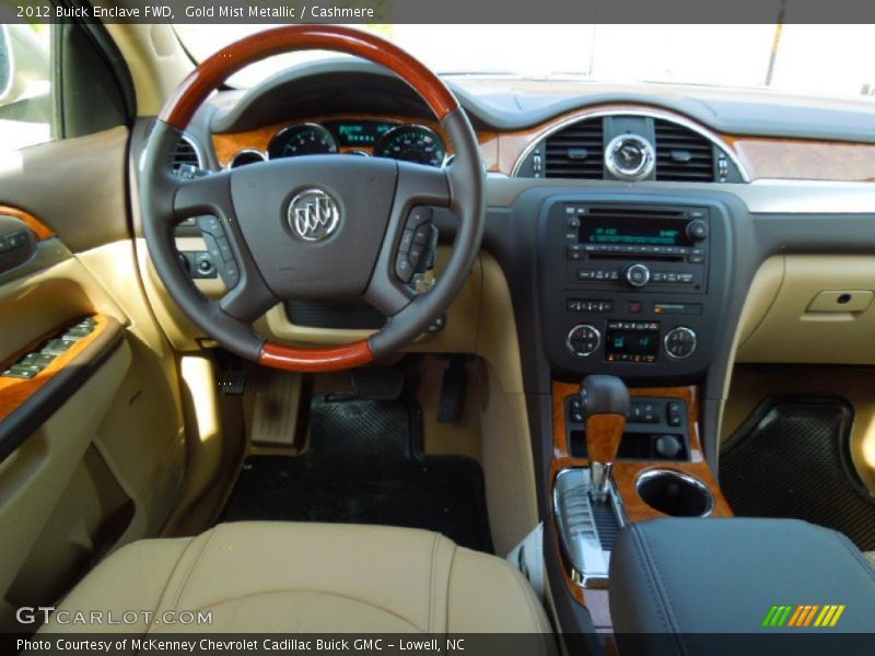 Gold Mist Metallic / Cashmere 2012 Buick Enclave FWD