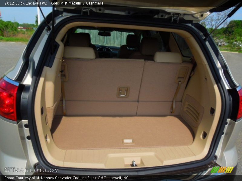 Gold Mist Metallic / Cashmere 2012 Buick Enclave FWD