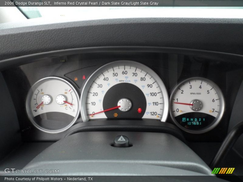 Inferno Red Crystal Pearl / Dark Slate Gray/Light Slate Gray 2006 Dodge Durango SLT