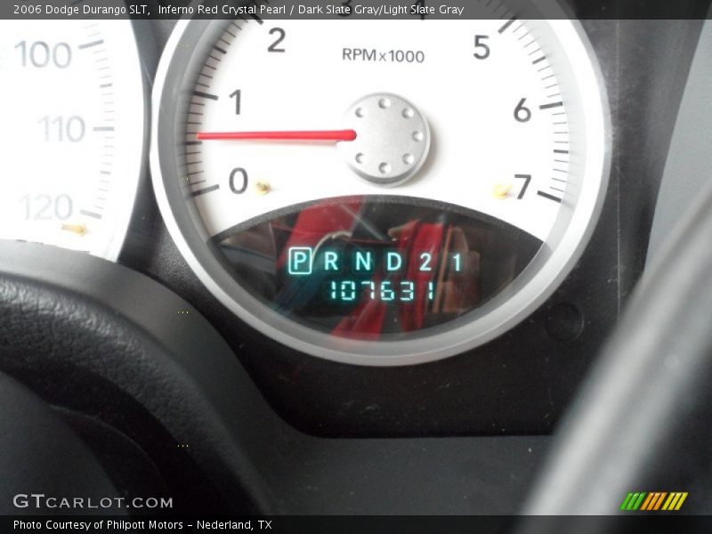 Inferno Red Crystal Pearl / Dark Slate Gray/Light Slate Gray 2006 Dodge Durango SLT