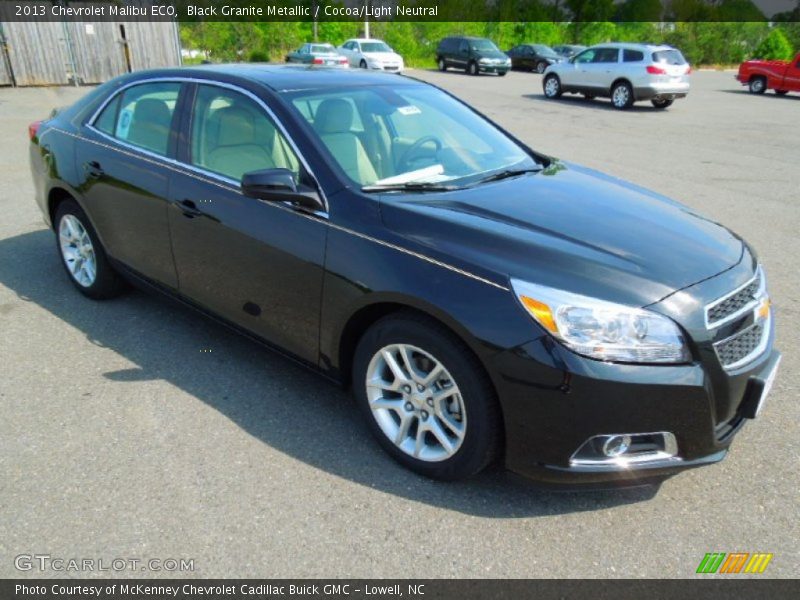 Black Granite Metallic / Cocoa/Light Neutral 2013 Chevrolet Malibu ECO