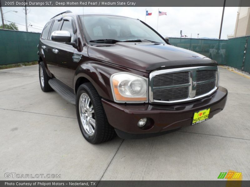 Deep Molten Red Pearl / Medium Slate Gray 2005 Dodge Durango SLT
