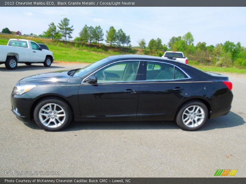 Black Granite Metallic / Cocoa/Light Neutral 2013 Chevrolet Malibu ECO