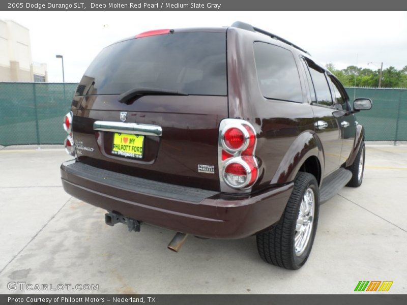 Deep Molten Red Pearl / Medium Slate Gray 2005 Dodge Durango SLT