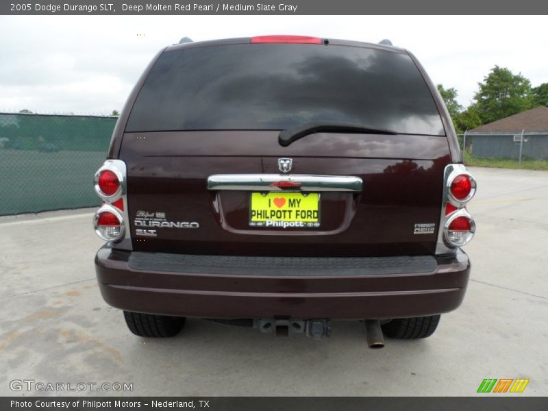 Deep Molten Red Pearl / Medium Slate Gray 2005 Dodge Durango SLT