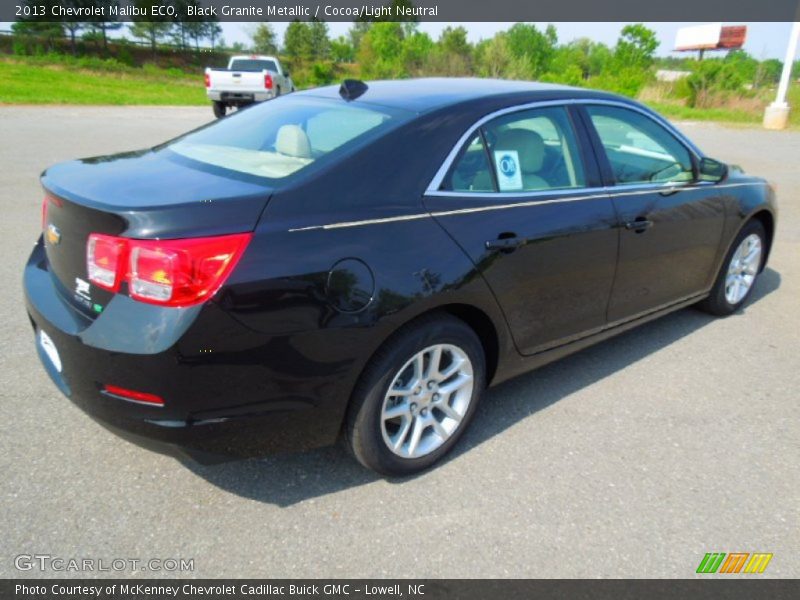 Black Granite Metallic / Cocoa/Light Neutral 2013 Chevrolet Malibu ECO