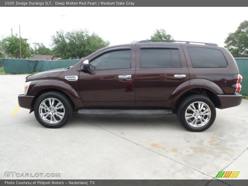 Deep Molten Red Pearl / Medium Slate Gray 2005 Dodge Durango SLT