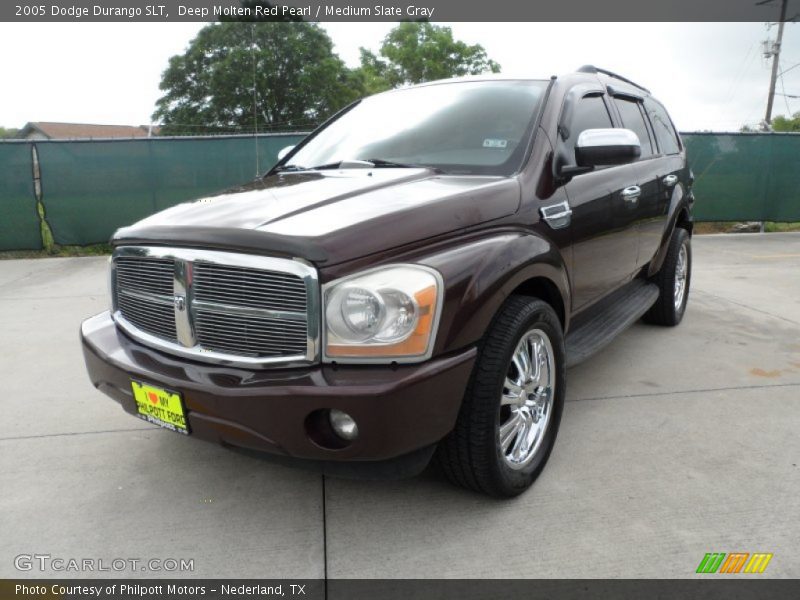 Deep Molten Red Pearl / Medium Slate Gray 2005 Dodge Durango SLT