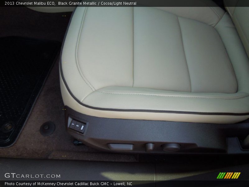 Black Granite Metallic / Cocoa/Light Neutral 2013 Chevrolet Malibu ECO