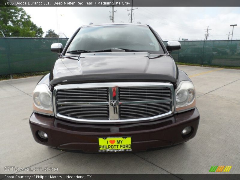Deep Molten Red Pearl / Medium Slate Gray 2005 Dodge Durango SLT