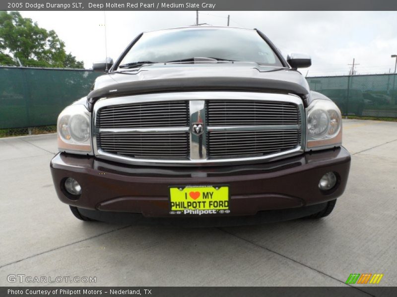 Deep Molten Red Pearl / Medium Slate Gray 2005 Dodge Durango SLT