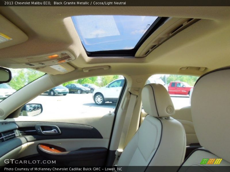 Black Granite Metallic / Cocoa/Light Neutral 2013 Chevrolet Malibu ECO