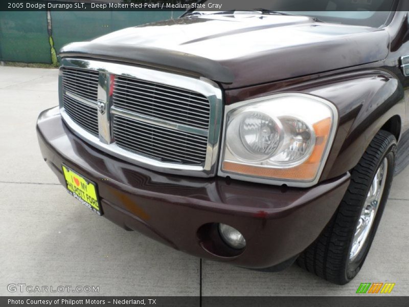 Deep Molten Red Pearl / Medium Slate Gray 2005 Dodge Durango SLT