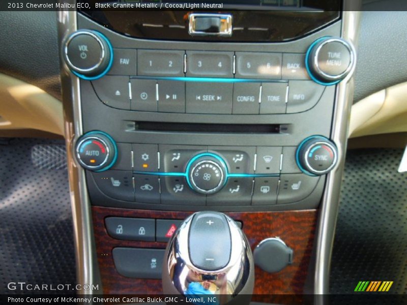 Controls of 2013 Malibu ECO