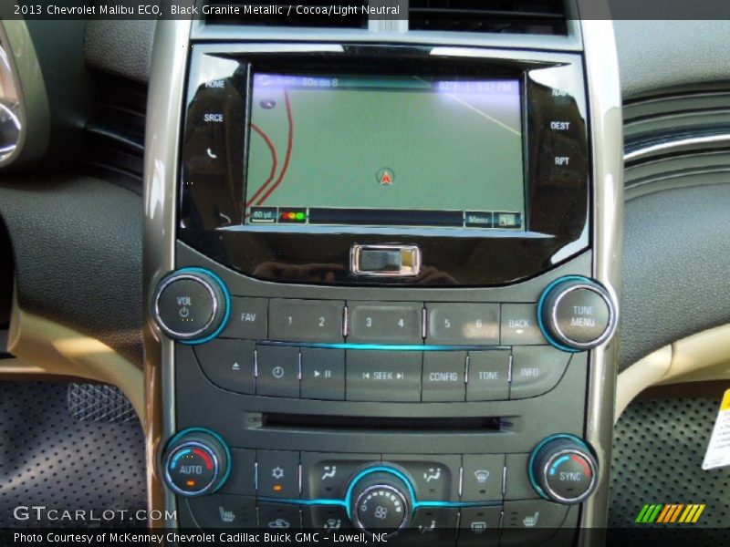 Navigation of 2013 Malibu ECO