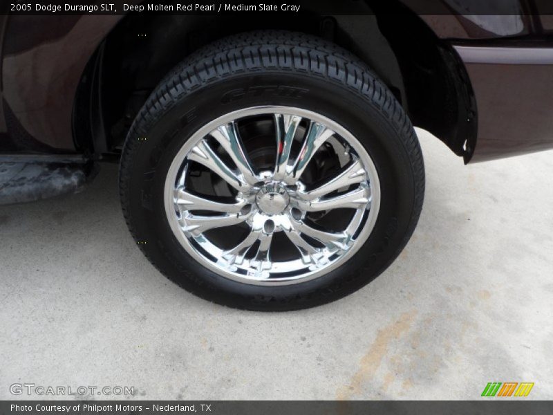 Deep Molten Red Pearl / Medium Slate Gray 2005 Dodge Durango SLT