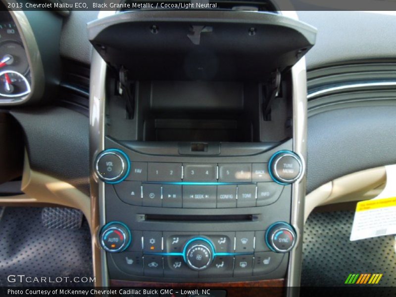 Black Granite Metallic / Cocoa/Light Neutral 2013 Chevrolet Malibu ECO