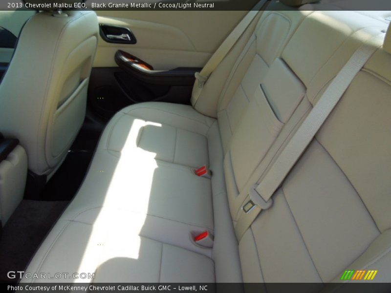 Rear Seat of 2013 Malibu ECO