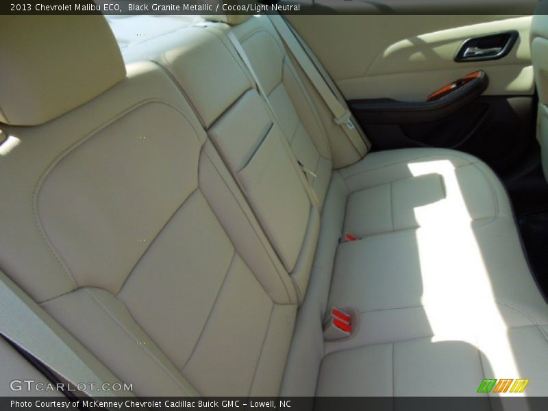 Black Granite Metallic / Cocoa/Light Neutral 2013 Chevrolet Malibu ECO
