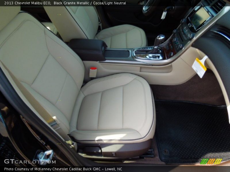 Black Granite Metallic / Cocoa/Light Neutral 2013 Chevrolet Malibu ECO