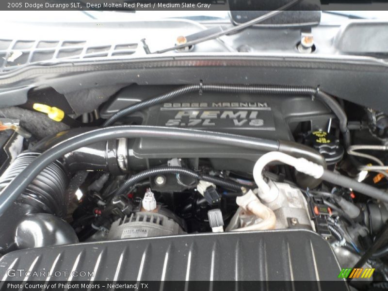 Deep Molten Red Pearl / Medium Slate Gray 2005 Dodge Durango SLT