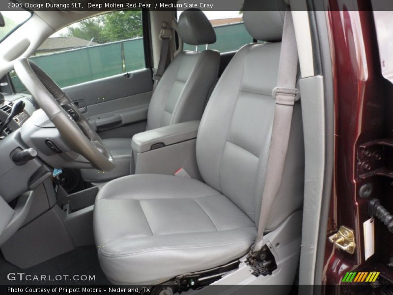 Deep Molten Red Pearl / Medium Slate Gray 2005 Dodge Durango SLT