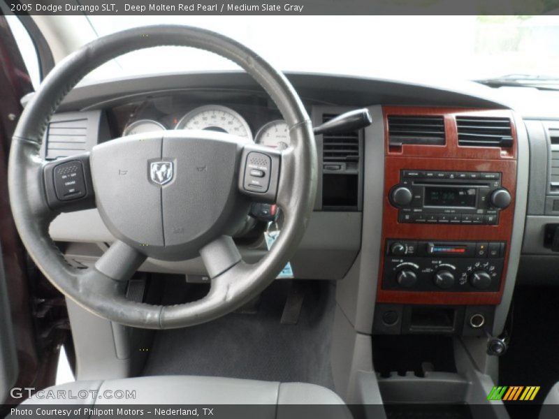 Deep Molten Red Pearl / Medium Slate Gray 2005 Dodge Durango SLT