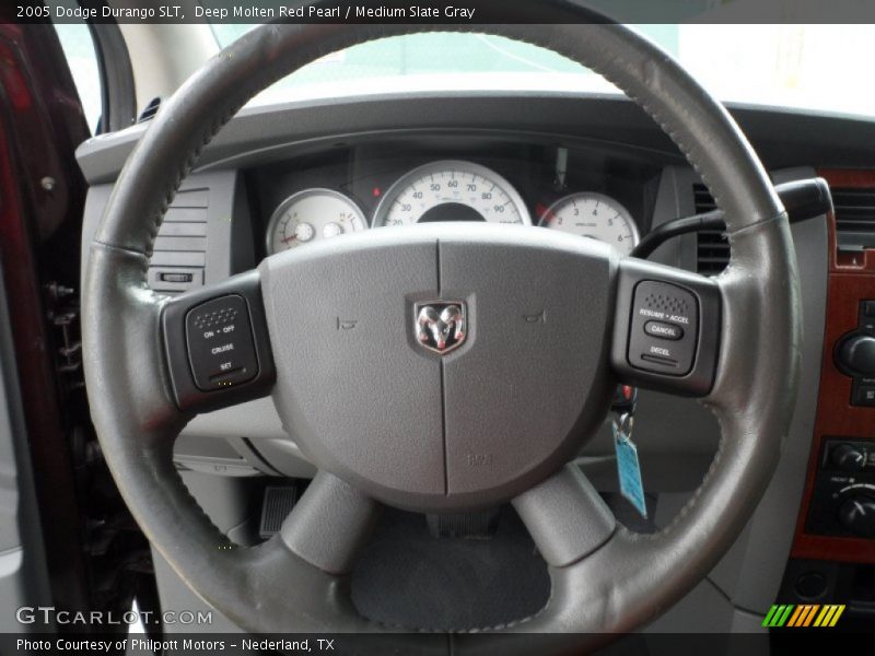 Deep Molten Red Pearl / Medium Slate Gray 2005 Dodge Durango SLT