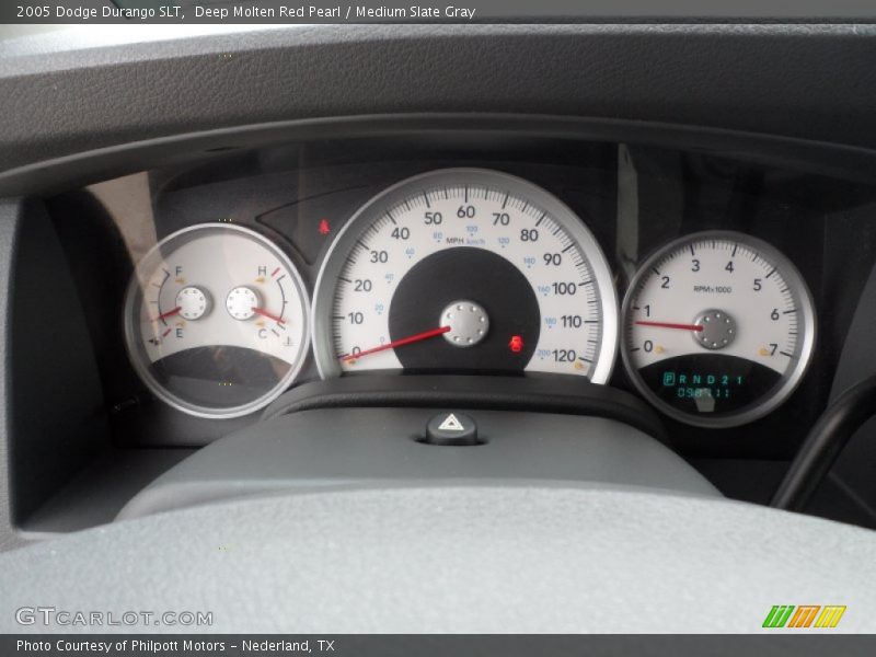Deep Molten Red Pearl / Medium Slate Gray 2005 Dodge Durango SLT