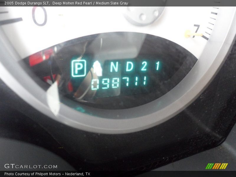 Deep Molten Red Pearl / Medium Slate Gray 2005 Dodge Durango SLT