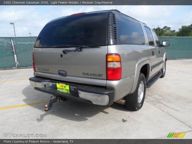 Light Pewter Metallic / Medium Gray/Neutral 2002 Chevrolet Suburban 1500