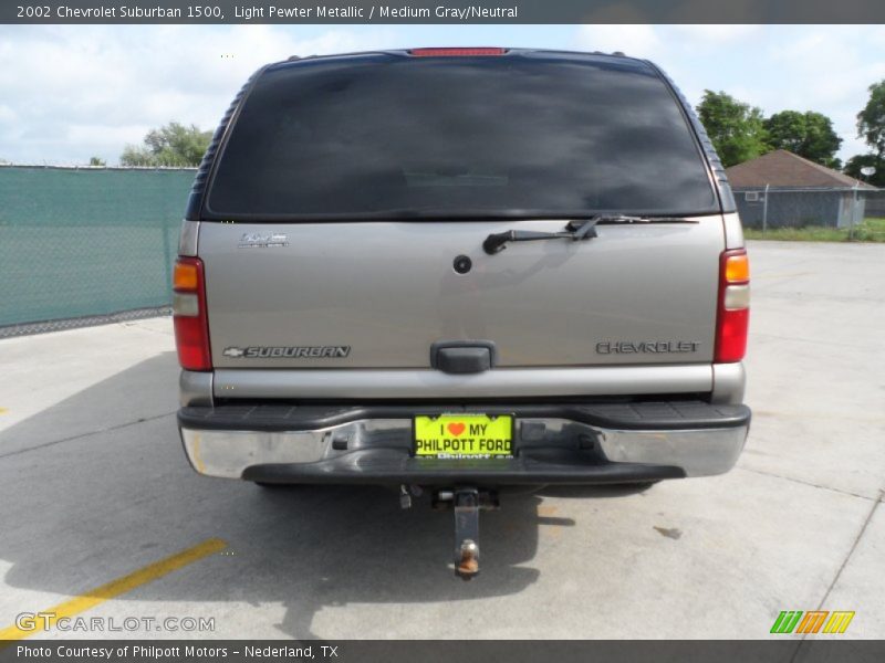 Light Pewter Metallic / Medium Gray/Neutral 2002 Chevrolet Suburban 1500