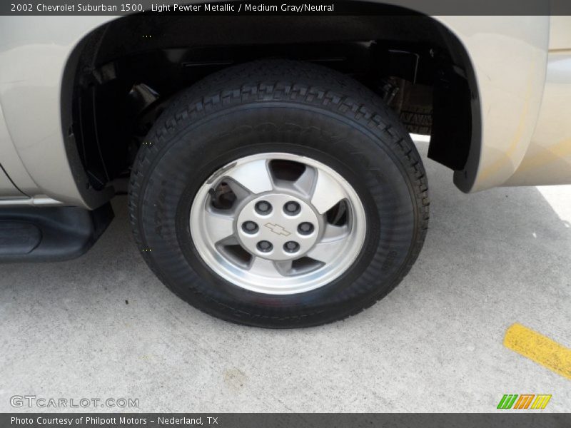 Light Pewter Metallic / Medium Gray/Neutral 2002 Chevrolet Suburban 1500