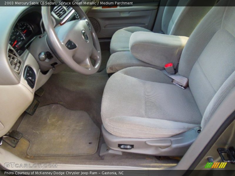 Spruce Green Metallic / Medium Parchment 2003 Mercury Sable GS Sedan