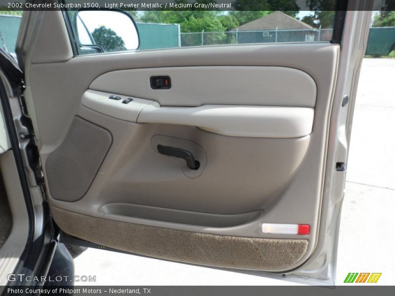 Light Pewter Metallic / Medium Gray/Neutral 2002 Chevrolet Suburban 1500