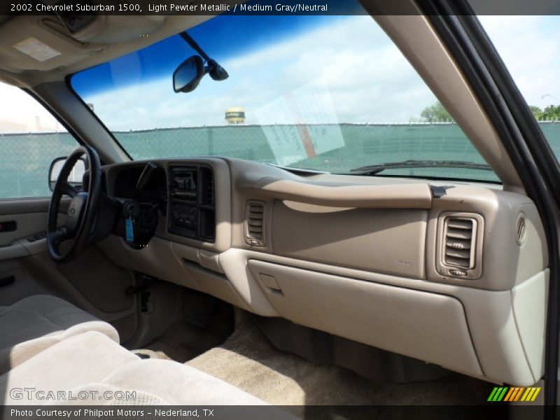 Light Pewter Metallic / Medium Gray/Neutral 2002 Chevrolet Suburban 1500