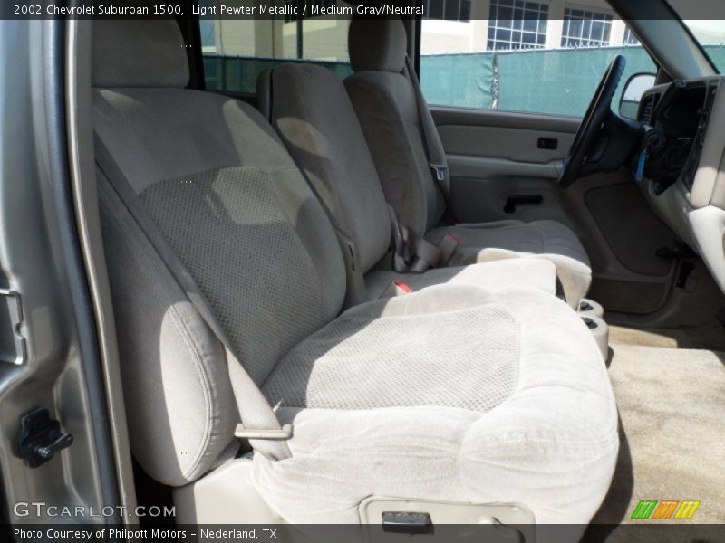 Light Pewter Metallic / Medium Gray/Neutral 2002 Chevrolet Suburban 1500