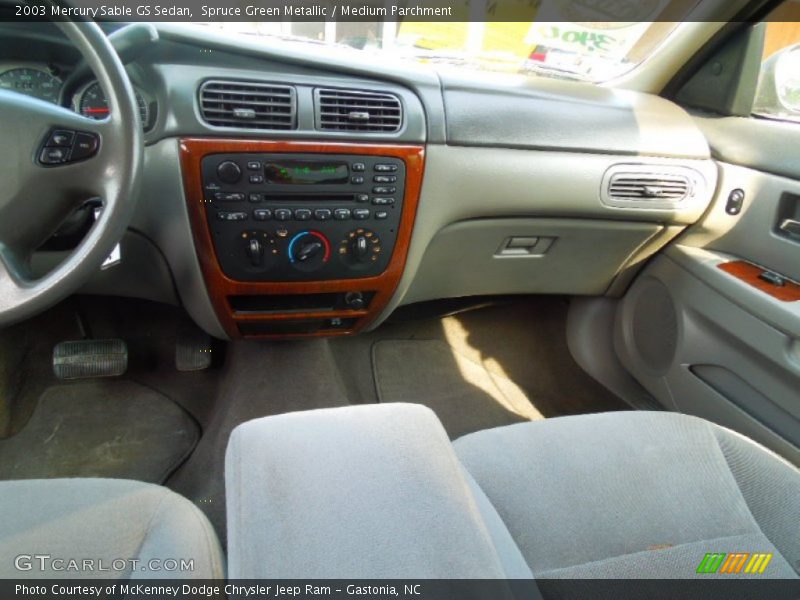 Spruce Green Metallic / Medium Parchment 2003 Mercury Sable GS Sedan