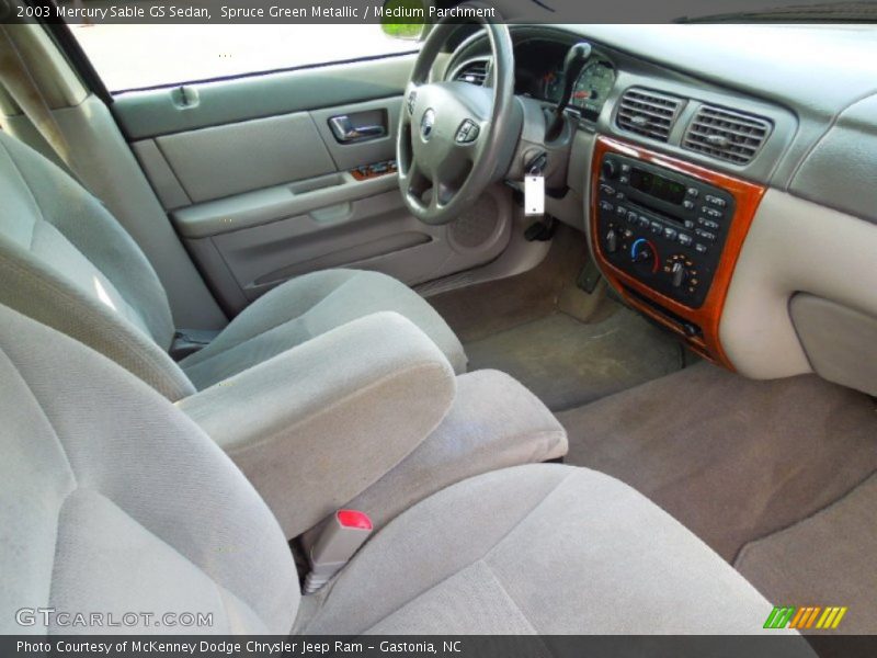 Spruce Green Metallic / Medium Parchment 2003 Mercury Sable GS Sedan
